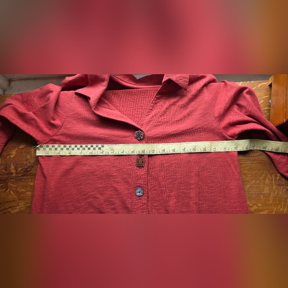 Soft Surroundings Danielle Button Front Tunic - image 6